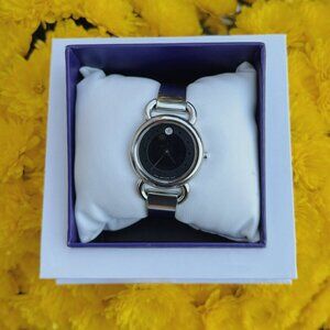 Movado Linio Diamond Accent Bangle Watch